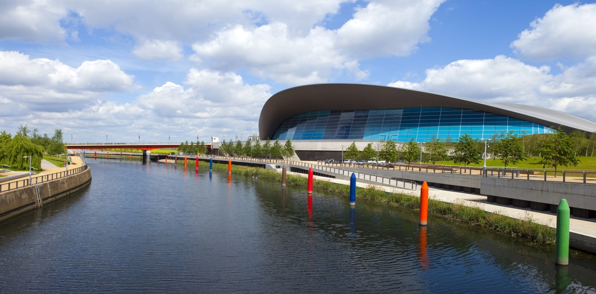 Aquatics Centre in the Queen Elizabeth Olympic Park in London