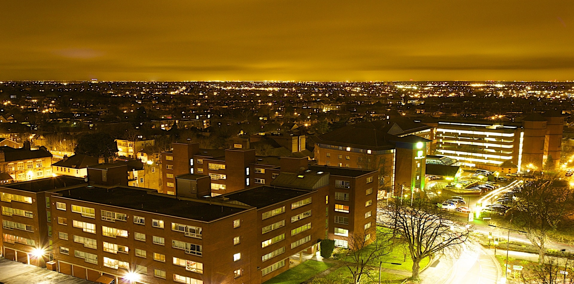 Sutton at night (south London)