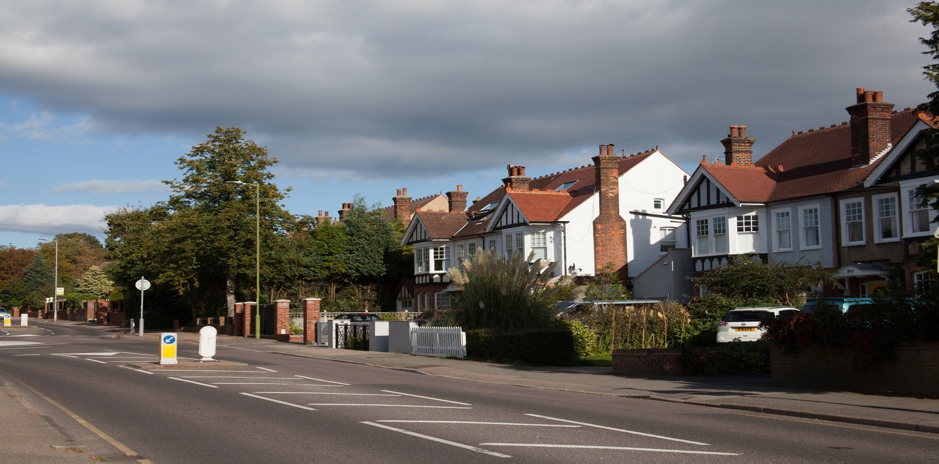 Houses in Potters Bar, Hertfordshire in the UK